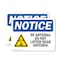 Signmission Rf Antenna Do Not Loiter Near Antenna, 24 in W x Rectangle, Plastic OS-2PACK-NS-P-1824-L-18104 - alternate 1